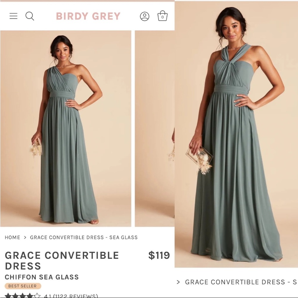 BIRDY Grey Grace Convertible Gown